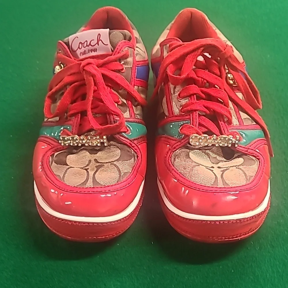 Coach Multicolored Sneakers Size 9 Medium